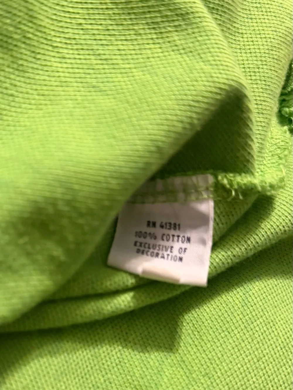 Ralph Lauren Men’s Polo Shirt in Bright Lime Green with Navy Logo XL